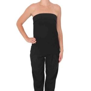 A.L.C. Black Camilla Strapless Top